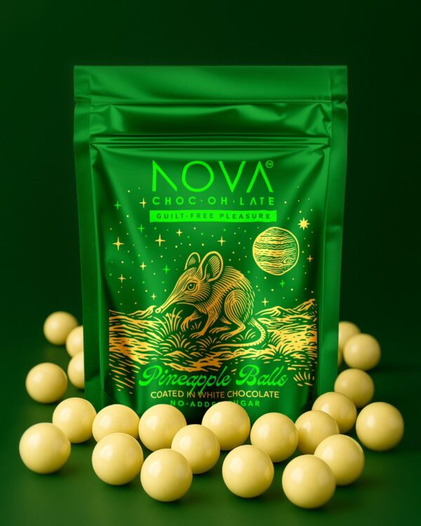 White Chocolate Pineapple Balls